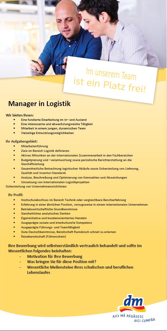 MANAGER LOGISTICA