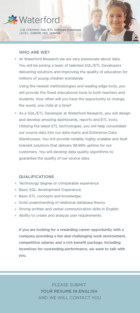 anunt-bestjobs-waterford-sql-etl-developer-2020