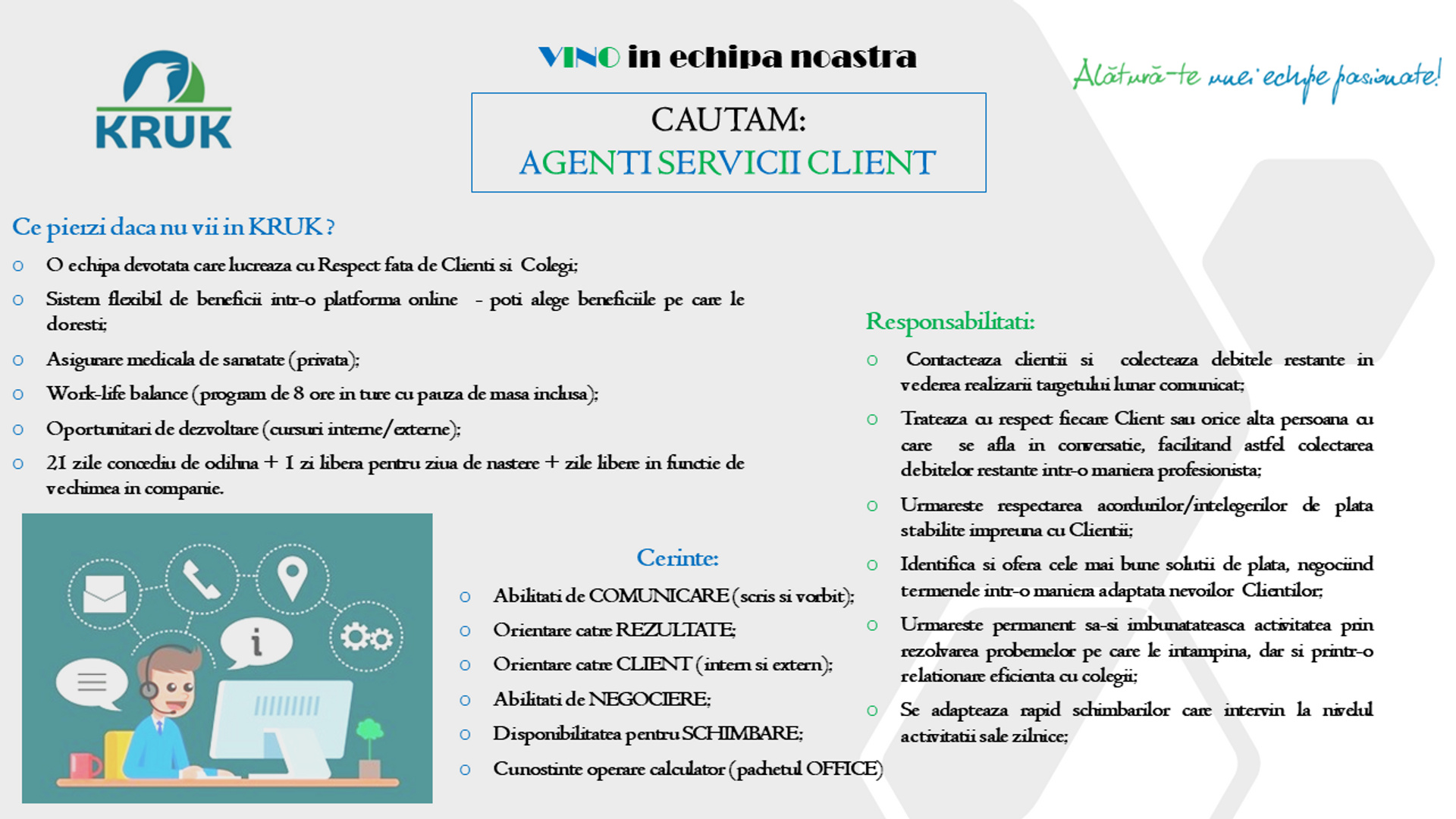 Anunt Agent Servicii client