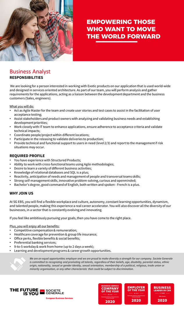 Business Analyst Spark FIP
