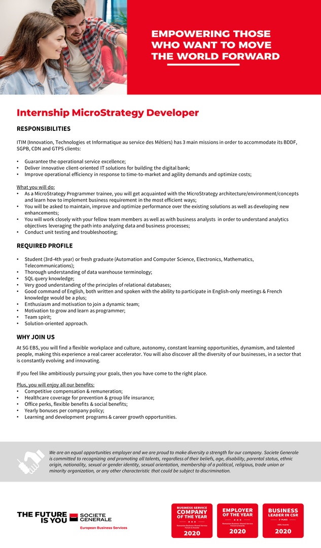 Microstrategy internship