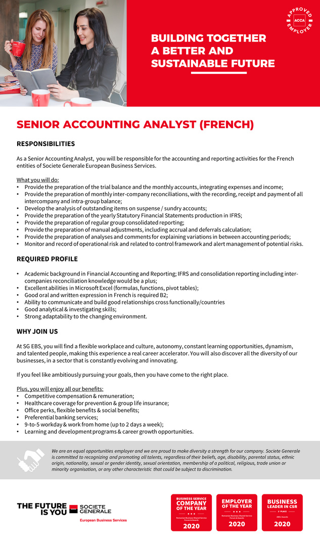 Senior Accounting Analyst French