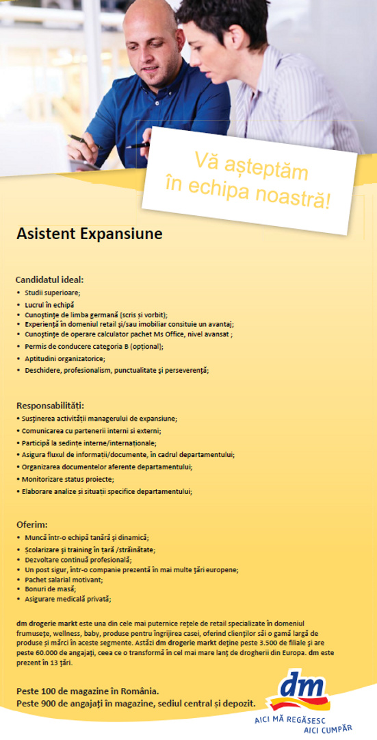 ASISTENT EXPANSIUNE